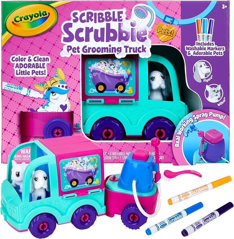 Scribble Scrubbie Grooming Playset