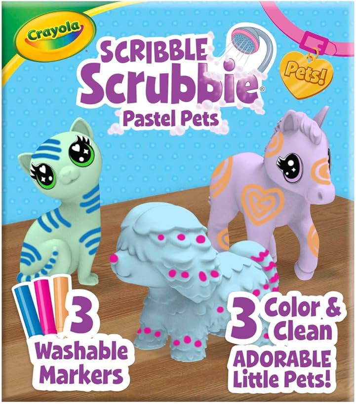 Scribble Scrubbie Grooming Washable